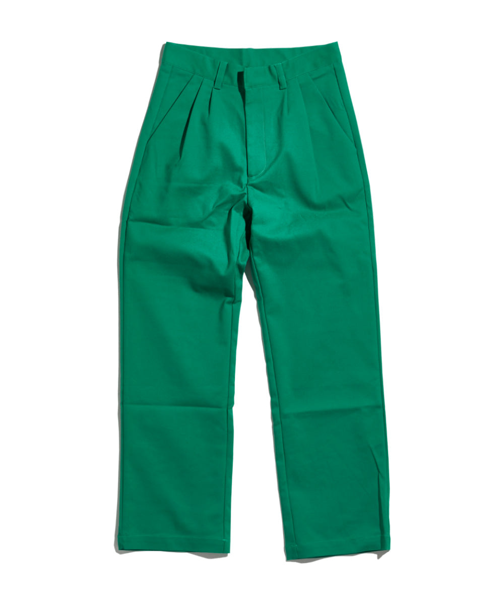Green trousers