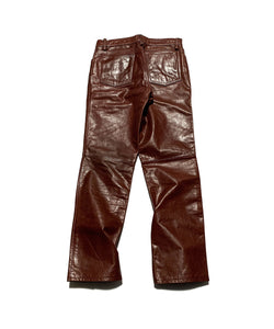 Design Cow Leather Pants