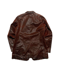 Leather Jacket /Wine