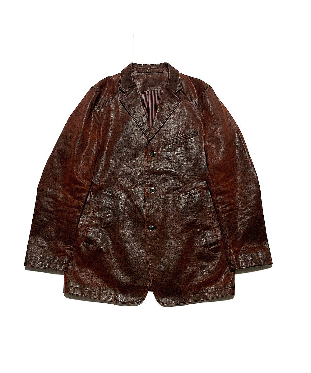 Leather Jacket /Wine