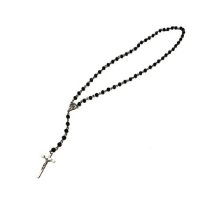 Rosary Necklace Black