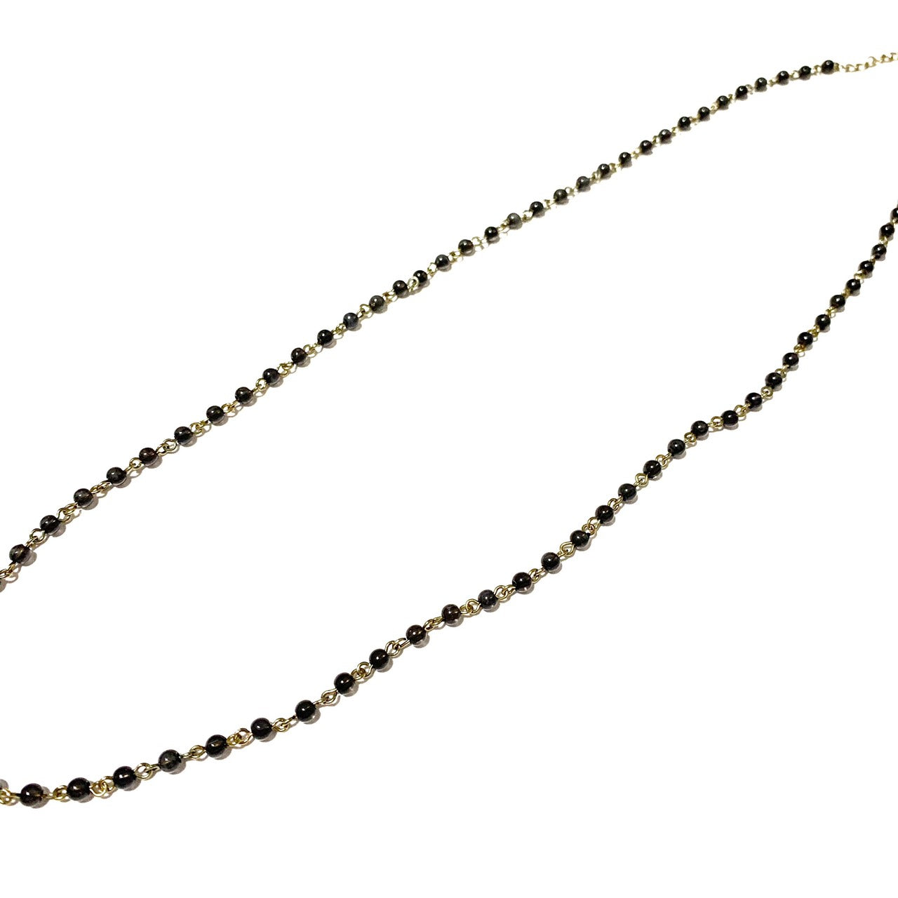 Rosary Necklace  Navy