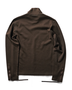 Zipped Cuff Turtleneck Sweater