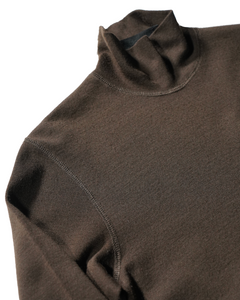 Zipped Cuff Turtleneck Sweater