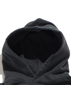 "Luxuary Heavy hoodie" VINTAGE BLACK