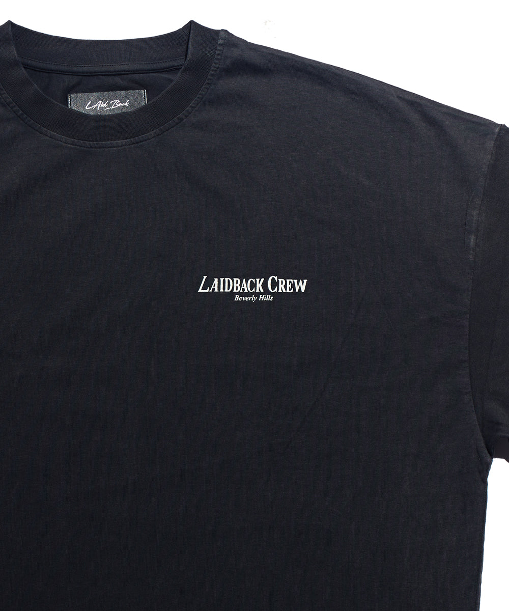 "LC LOGO Ⅱ" Over sized TEE VINTAGE BLACK