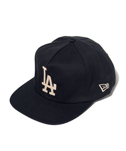 LA Dodgers Black Chainstitch Hat