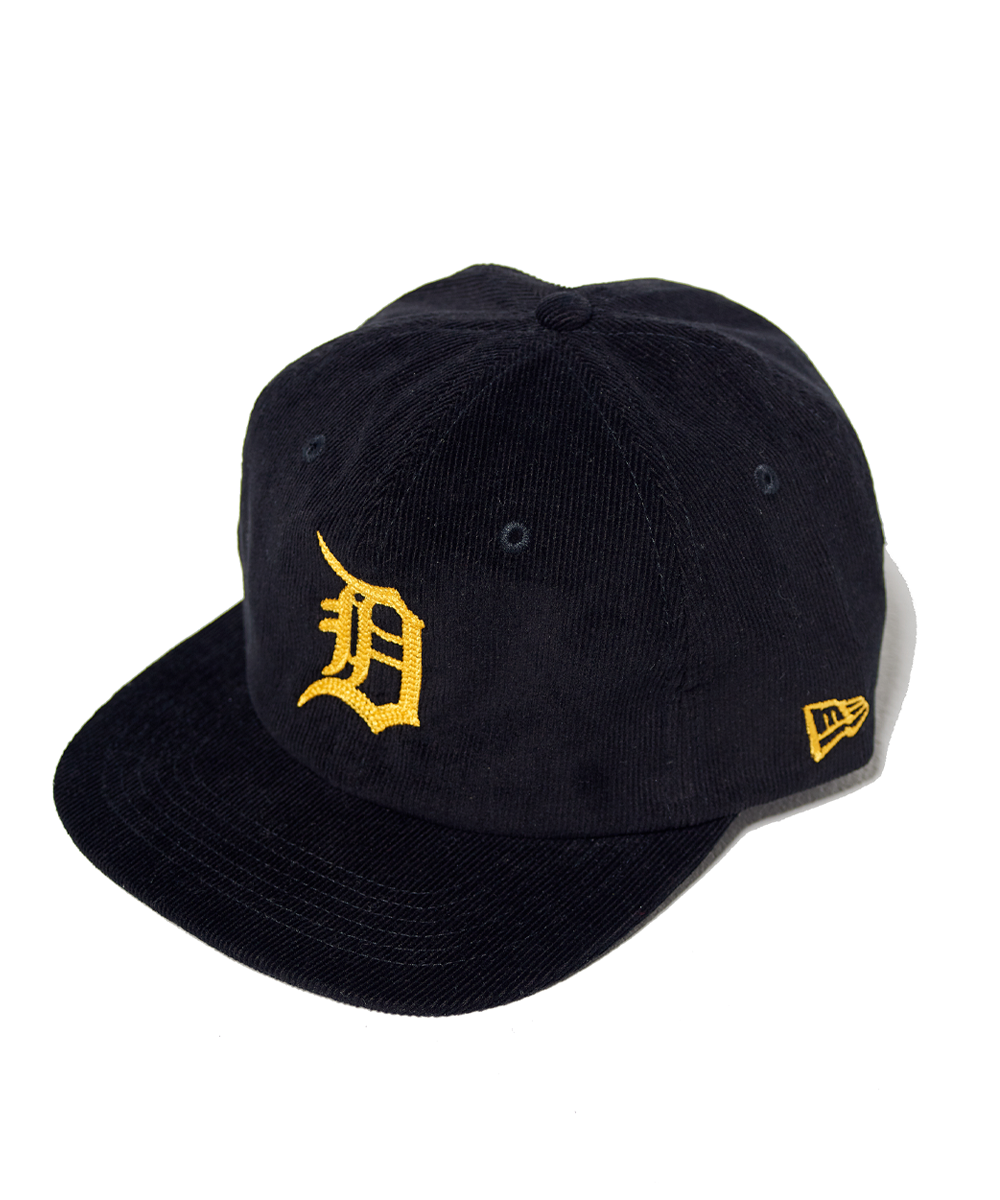 Detroit Tigers Black Corduroy Chainstitch Hat