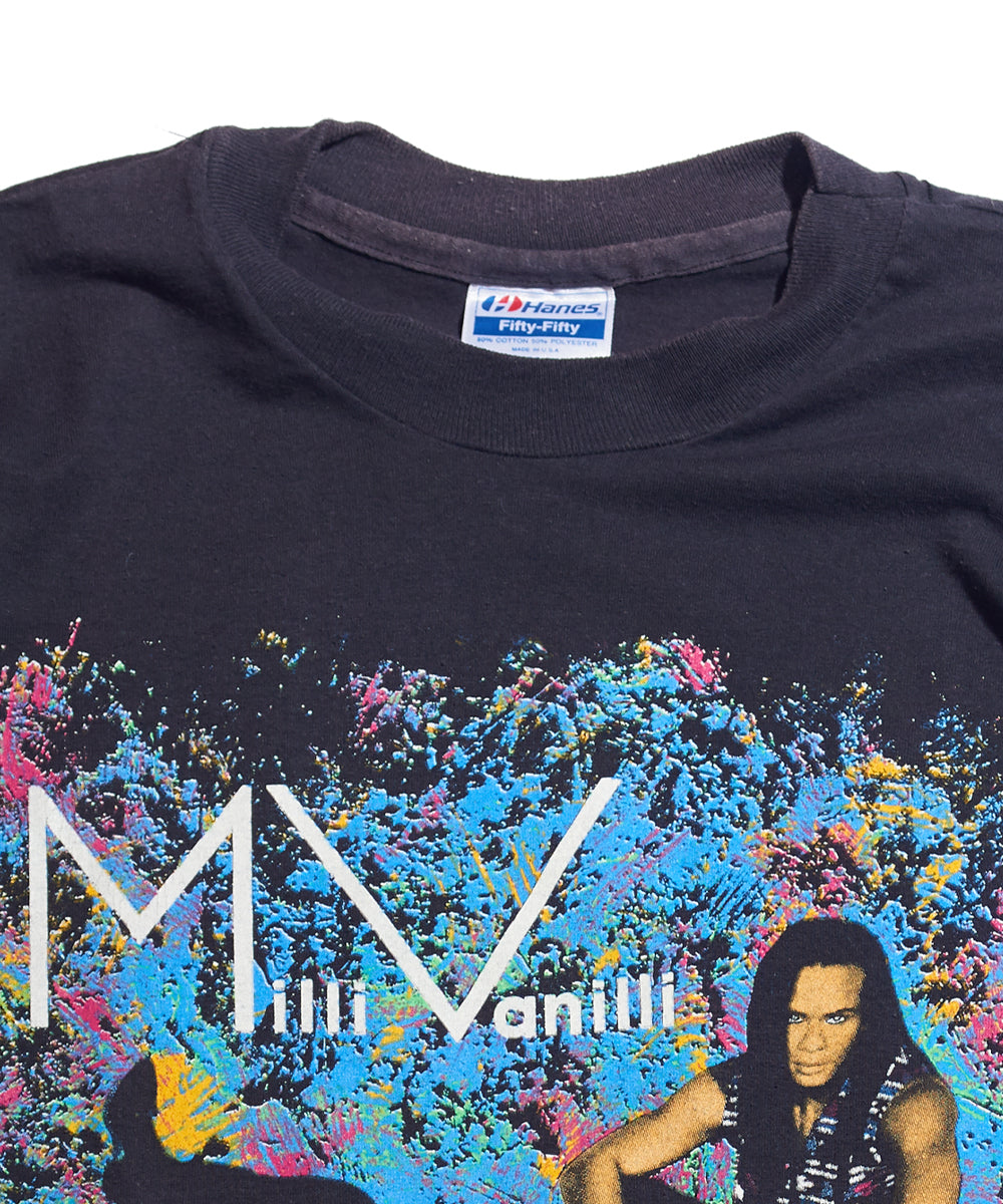 1990 Milli Vanilli "Young M.C.CONCERT" T-Shirt
