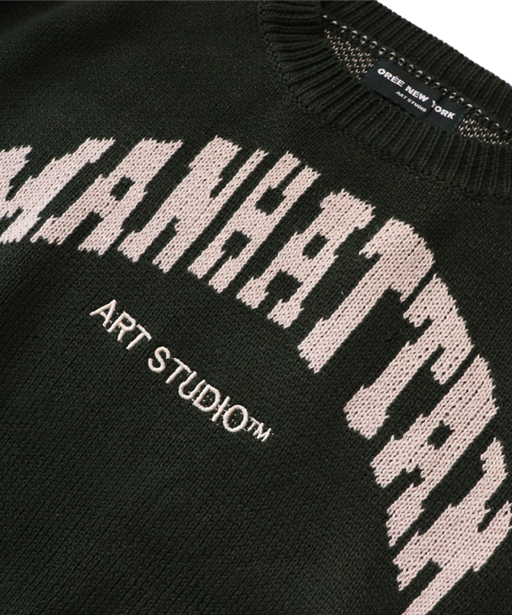 Manhattan Art Studio Knit "Green"
