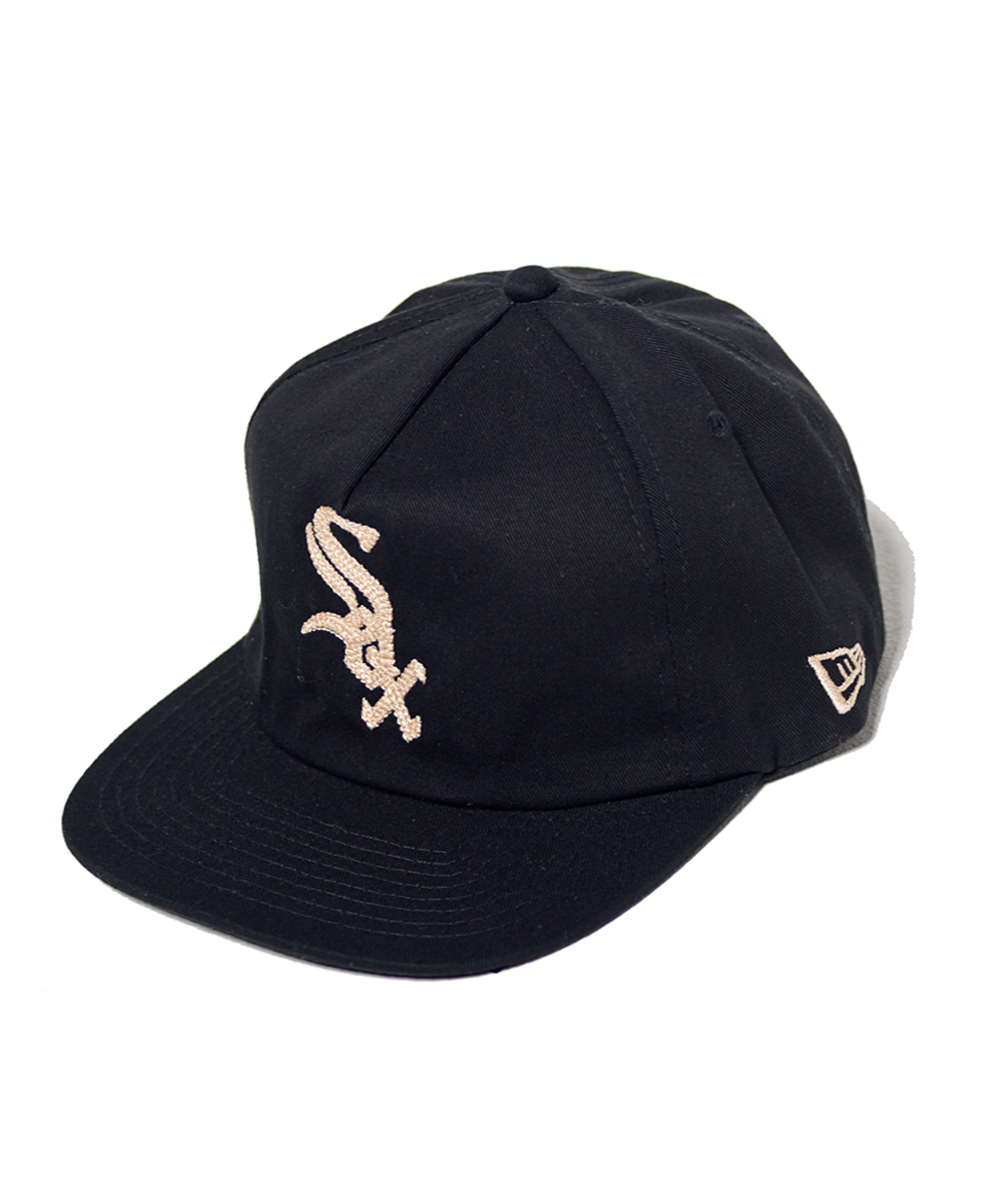 Chicago White Sox Black Chainstitch Hat
