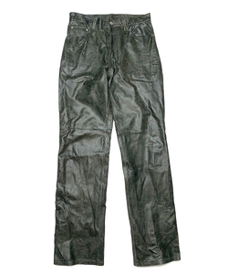 Wash processing Leather pants