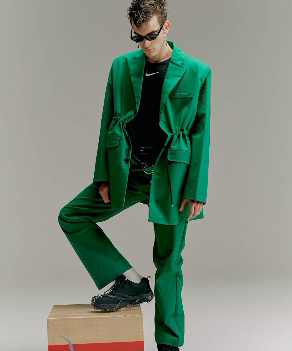 Green trousers